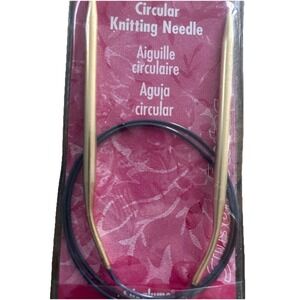 Susan Bates Silvalume 29" Circular Knitting Needle Size US 10 (6mm) Aluminum NEW